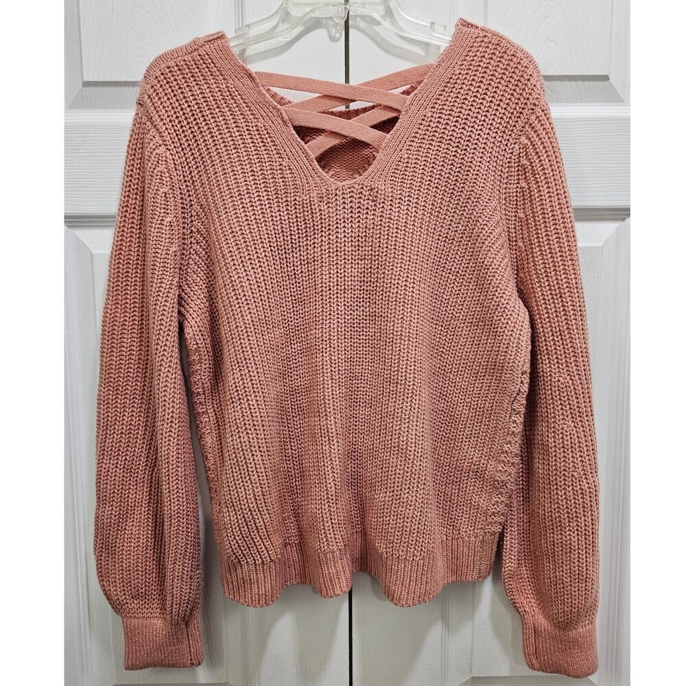 Pink Sweater SIZE Large - Picture 2 of 2